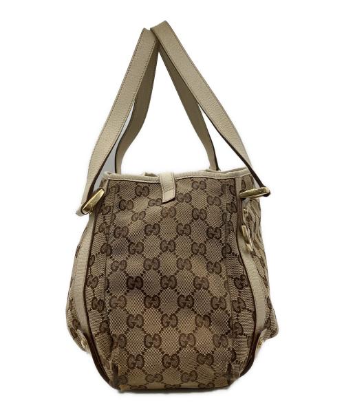 GUCCI（グッチ）GUCCI (グッチ) トートバッグ ベージュ サイズ:-の古着・服飾アイテム