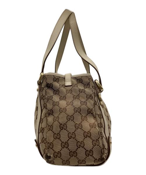 GUCCI（グッチ）GUCCI (グッチ) トートバッグ ベージュ サイズ:-の古着・服飾アイテム