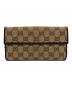 GUCCI (グッチ) GGキャンバス 長財布 ブラウン：9000円