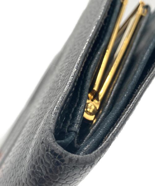 CHANEL（シャネル）CHANEL (シャネル) 2つ折り財布 ブラック サイズ:無しの古着・服飾アイテム