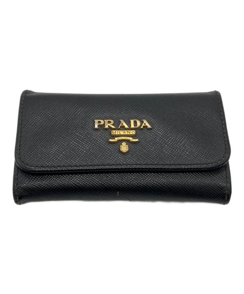 PRADA（プラダ）PRADA (プラダ) キーケース ブラックの古着・服飾アイテム