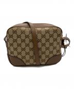 GUCCIグッチ）の古着「GG総柄ショルダーバッグ」｜ベージュ