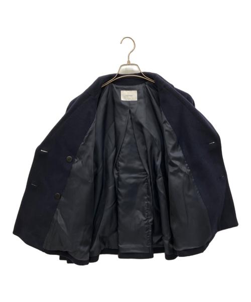 COHINA（コヒナ）COHINA (コヒナ) ウールビーバーミドル丈コート ネイビー サイズ:FREEの古着・服飾アイテム