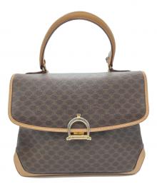 CELINE（セリーヌ）の古着「マカダム ハンドバッグ」｜ブラウン