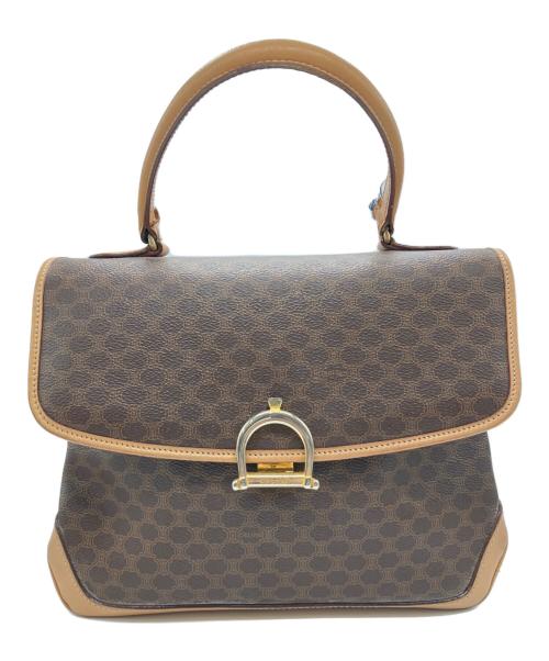 CELINE（セリーヌ）CELINE (セリーヌ) マカダム ハンドバッグ ブラウンの古着・服飾アイテム