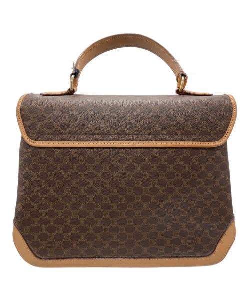 CELINE（セリーヌ）CELINE (セリーヌ) マカダム ハンドバッグ ブラウンの古着・服飾アイテム