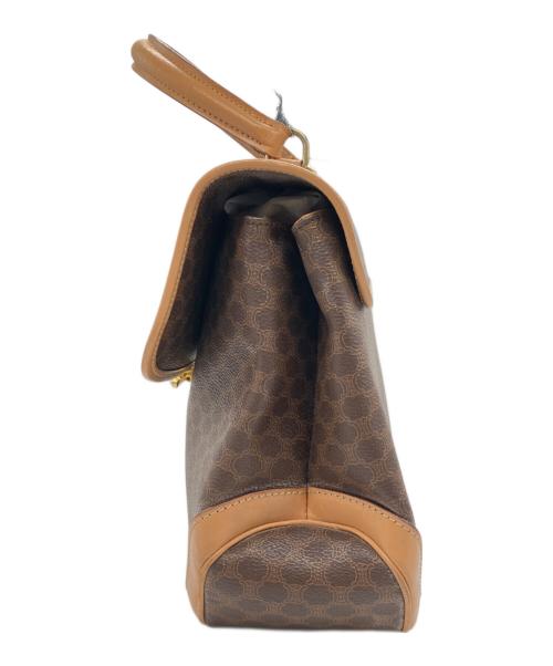 CELINE（セリーヌ）CELINE (セリーヌ) マカダム ハンドバッグ ブラウンの古着・服飾アイテム