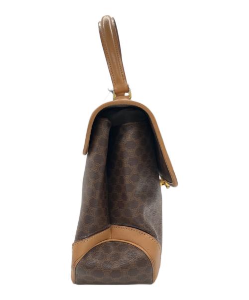 CELINE（セリーヌ）CELINE (セリーヌ) マカダム ハンドバッグ ブラウンの古着・服飾アイテム