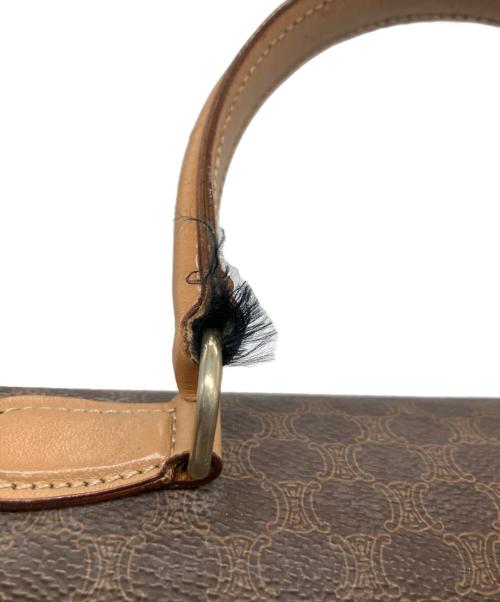 CELINE（セリーヌ）CELINE (セリーヌ) マカダム ハンドバッグ ブラウンの古着・服飾アイテム