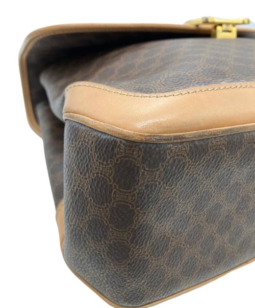 CELINE（セリーヌ）CELINE (セリーヌ) マカダム ハンドバッグ ブラウンの古着・服飾アイテム