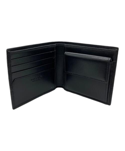 BVLGARI（ブルガリ）BVLGARI (ブルガリ) OCTO　2つ折り財布 ブラックの古着・服飾アイテム