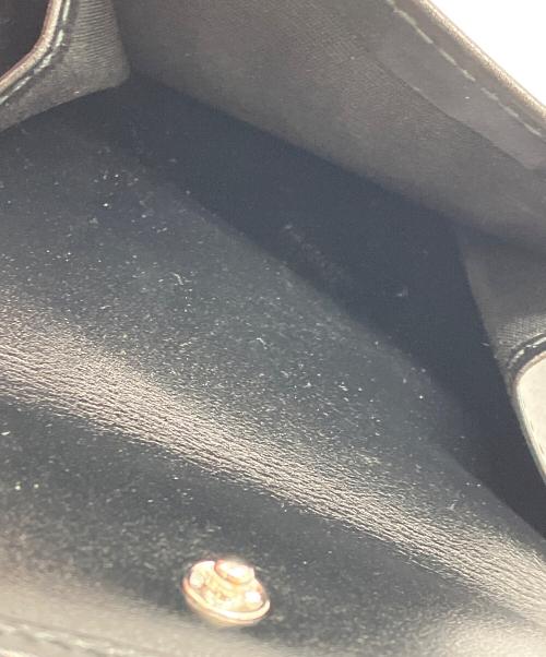 BVLGARI（ブルガリ）BVLGARI (ブルガリ) OCTO　2つ折り財布 ブラックの古着・服飾アイテム