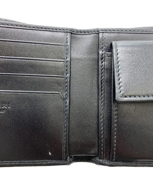 BVLGARI（ブルガリ）BVLGARI (ブルガリ) OCTO　2つ折り財布 ブラックの古着・服飾アイテム