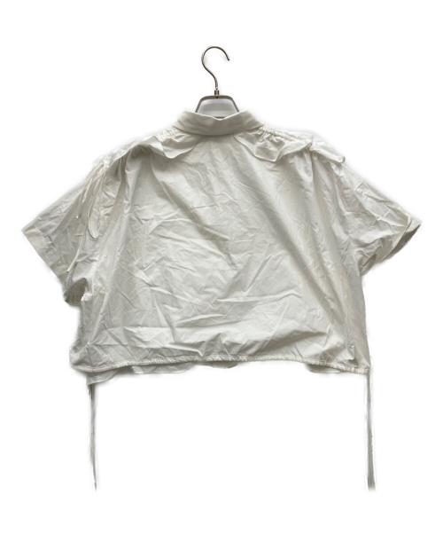 MSGM（エムエスジーエム）MSGM (エムエスジーエム) 半袖ブラウス ホワイト サイズ:38の古着・服飾アイテム