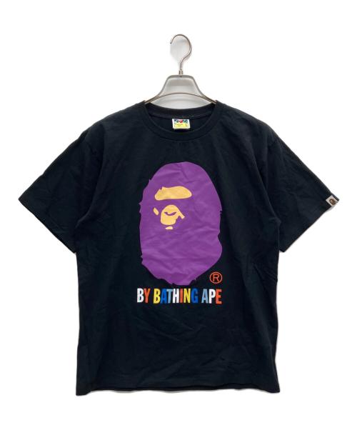 BAPE BY A BATHING APE（ベイプバイアベイシングエイプ）BAPE BY A BATHING APE (ベイプバイアベイシングエイプ) 半袖カットソー ブラック サイズ:Lの古着・服飾アイテム