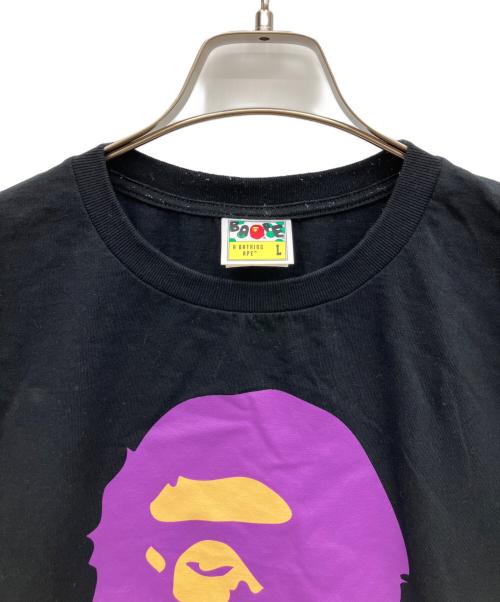BAPE BY A BATHING APE（ベイプバイアベイシングエイプ）BAPE BY A BATHING APE (ベイプバイアベイシングエイプ) 半袖カットソー ブラック サイズ:Lの古着・服飾アイテム