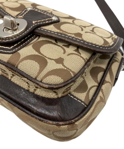 COACH（コーチ）COACH (コーチ) ショルダーバッグ ブラウンの古着・服飾アイテム