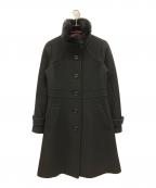 BLUE LABEL CRESTBRIDGEブルーレーベルクレストブリッジ）の古着「ウールコート」｜ブラック