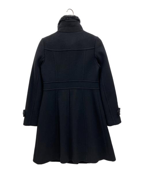 BLUE LABEL CRESTBRIDGE（ブルーレーベルクレストブリッジ）BLUE LABEL CRESTBRIDGE (ブルーレーベルクレストブリッジ) ウールコート ブラック サイズ:38の古着・服飾アイテム