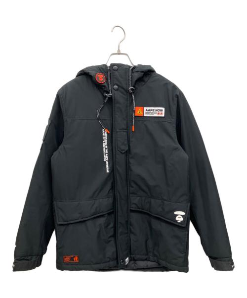 A BATHING APE（ア ベイシング エイプ）A BATHING APE (ア ベイシング エイプ) AAPE JACKET ブラック サイズ:Mの古着・服飾アイテム