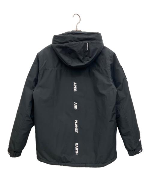 A BATHING APE（ア ベイシング エイプ）A BATHING APE (ア ベイシング エイプ) AAPE JACKET ブラック サイズ:Mの古着・服飾アイテム
