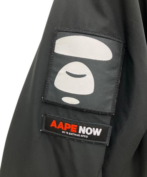 A BATHING APE（ア ベイシング エイプ）A BATHING APE (ア ベイシング エイプ) AAPE JACKET ブラック サイズ:Mの古着・服飾アイテム