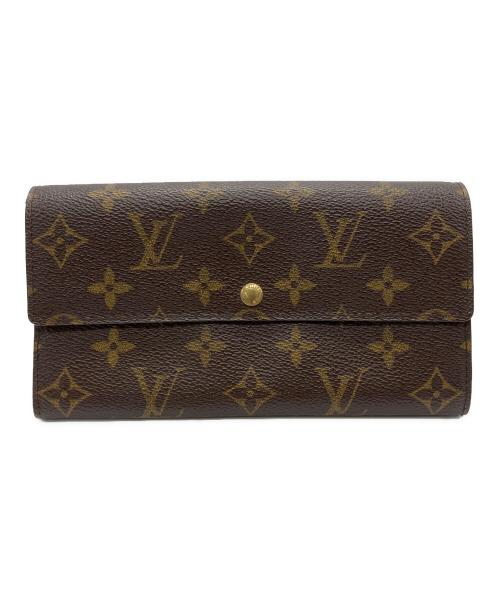 LOUIS VUITTON（ルイ ヴィトン）LOUIS VUITTON (ルイ ヴィトン) ポシェット・ポルトモネ クレディ ブラウン サイズ:-の古着・服飾アイテム