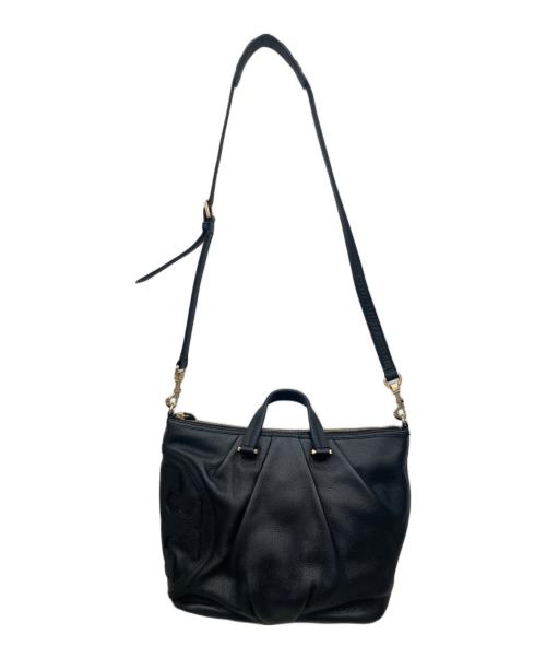 TORY BURCH（トリーバーチ）TORY BURCH (トリーバーチ) 2WAYショルダーバッグ ブラックの古着・服飾アイテム