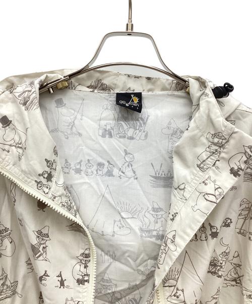 go slow caravan（ゴースローキャラバン）go slow caravan (ゴースローキャラバン) MOOMIN (ムーミン) ジップパーカー ベージュ サイズ:3の古着・服飾アイテム