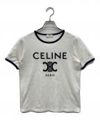 CELINEセリーヌ）の古着「トリオンフ　Tシャツ」｜ホワイト