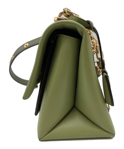 MICHAEL KORS（マイケル・コース）MICHAEL KORS (マイケル・コース) 2WAYショルダーバッグ グリーンの古着・服飾アイテム