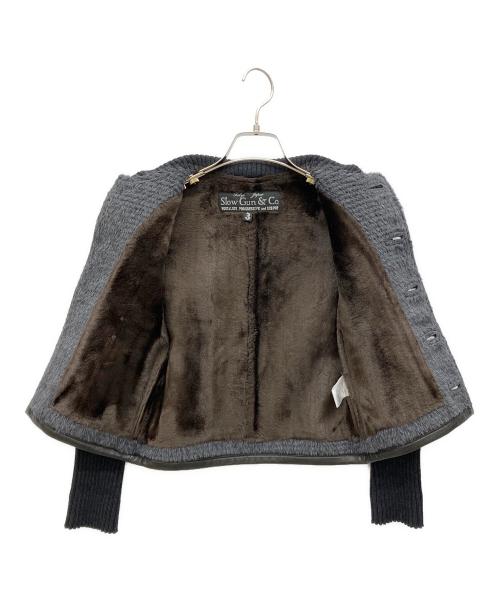 Slow Gun & Co.（スロウガン）Slow Gun & Co. (スロウガン) スタジャン ブラック サイズ:Lの古着・服飾アイテム