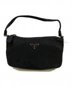 PRADAプラダ）の古着「ナイロン アクセサリーポーチ」｜ブラック