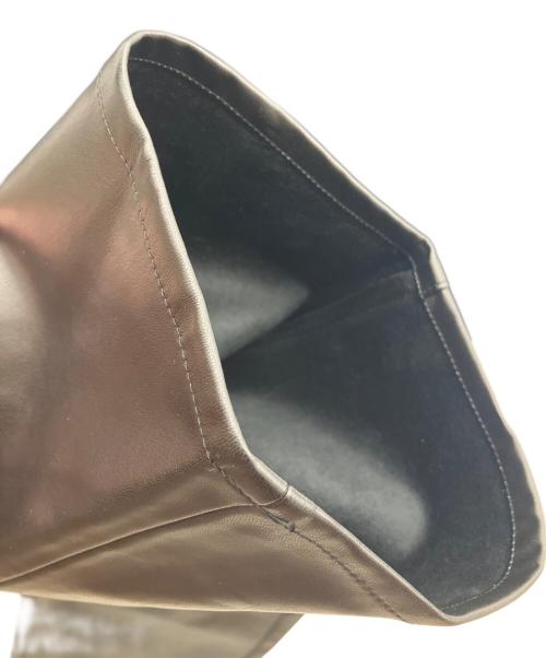 Curensology（カレンソロジー）Curensology (カレンソロジー) レザーパンツ ブラック サイズ:36の古着・服飾アイテム