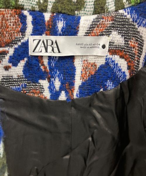 ZARA（ザラ）ZARA (ザラ) ロングコート マルチカラー サイズ:XSの古着・服飾アイテム
