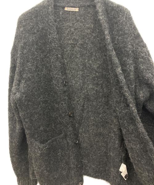 AURALEE（オーラリー）AURALEE (オーラリー) ニットカーディガン ブラック サイズ:3の古着・服飾アイテム