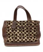 COACHコーチ）の古着「ハンドバッグ」｜ブラウン