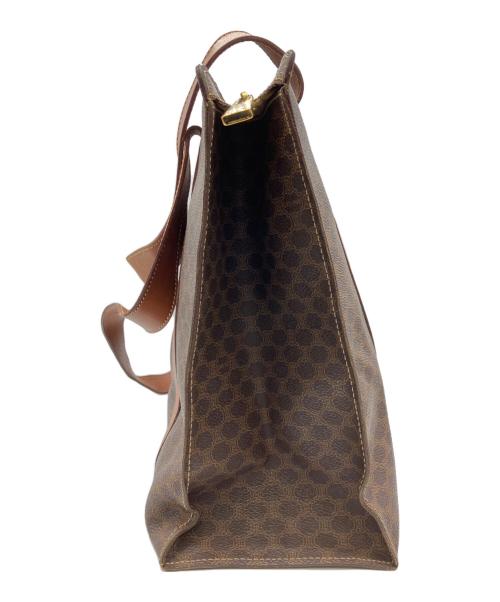 CELINE（セリーヌ）CELINE (セリーヌ) マカダム柄　トートバッグ ブラウンの古着・服飾アイテム