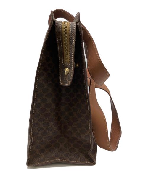 CELINE（セリーヌ）CELINE (セリーヌ) マカダム柄　トートバッグ ブラウンの古着・服飾アイテム