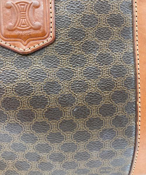 CELINE（セリーヌ）CELINE (セリーヌ) マカダム柄　トートバッグ ブラウンの古着・服飾アイテム