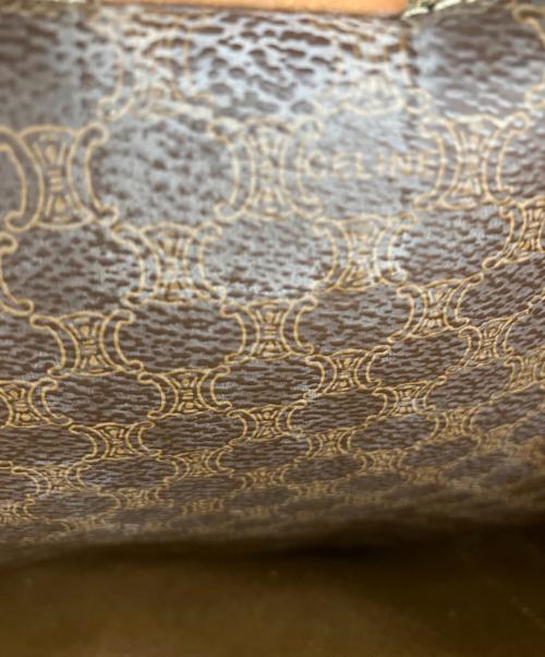 CELINE（セリーヌ）CELINE (セリーヌ) マカダム柄　トートバッグ ブラウンの古着・服飾アイテム