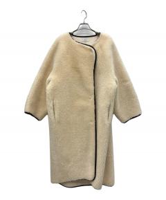 中古・古着通販】AKTE (アクテ) ロングボアコート ブラウン サイズ:F