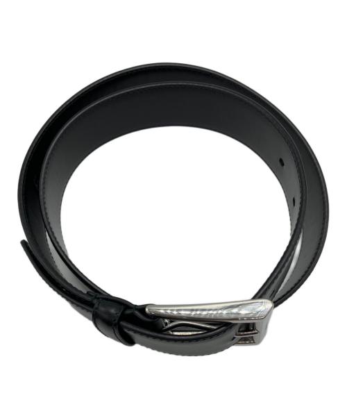 PRADA（プラダ）PRADA (プラダ) レザーベルト ブラックの古着・服飾アイテム