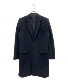 LITHIUM HOMME（リチウムオム・ファム）の古着「チェスターコート」｜ブラック