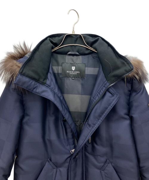 BLACK LABEL CRESTBRIDGE（ブラックレーベル クレストブリッジ）BLACK LABEL CRESTBRIDGE (ブラックレーベル クレストブリッジ) モッズコート ネイビー サイズ:Mの古着・服飾アイテム