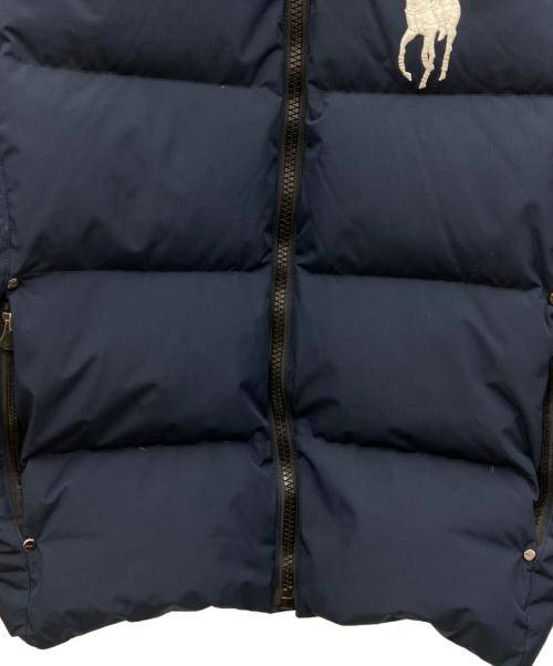 POLO RALPH LAUREN（ポロ・ラルフローレン）POLO RALPH LAUREN (ポロ・ラルフローレン) ダウンベスト ネイビー サイズ:Mの古着・服飾アイテム