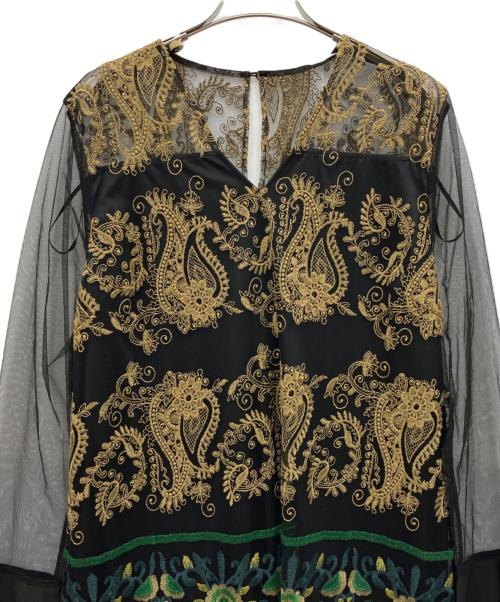 Ameri（アメリ）Ameri (アメリ) 長袖ワンピース ブラック サイズ:Mの古着・服飾アイテム