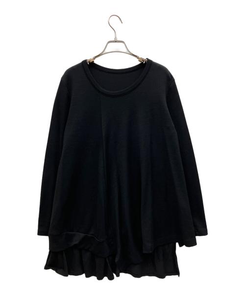 Y's（ワイズ）Y's (ワイズ) 長袖カットソー ブラック サイズ:Mの古着・服飾アイテム