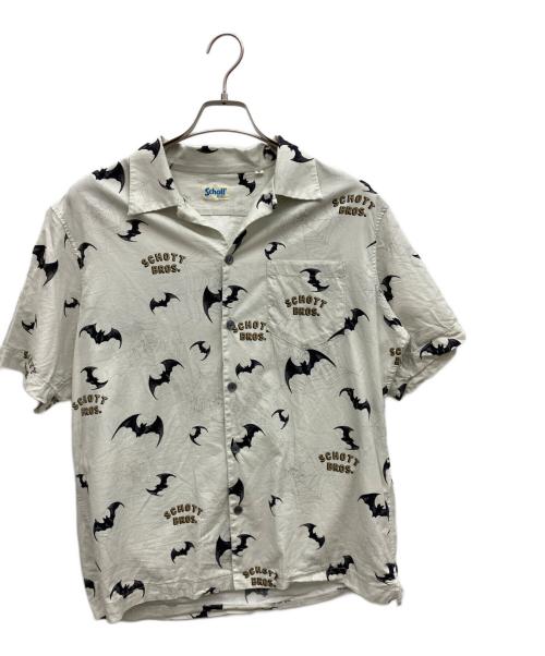Schott（ショット）Schott (ショット) 半袖シャツ ライトグレー サイズ:Mの古着・服飾アイテム