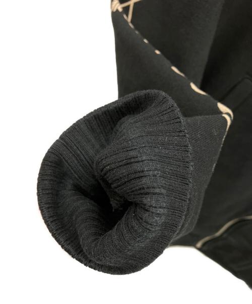 INDIAN（インディアン）INDIAN (インディアン) ベティ・ブープ刺繍　ジップパーカー ブラック サイズ:Lの古着・服飾アイテム